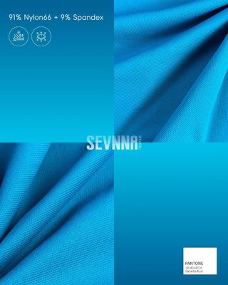 UPF 50+ Tejido para correr Nylon66 Spandex Estiramiento de 4 vías