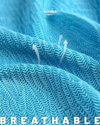 Tejido de doble punto de poliéster reciclado de 270 gramos con espandéx