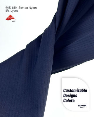 Tejido de licra elástica 94% nailon 6% licra 240gsm de secado rápido