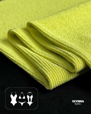 Tejido Premium para Sujetador Deportivo con 180cm de Ancho, 285gsm de Peso y 93% Poliéster Reciclado + 7% Spandex para Material de Sujetador de Gimnasio de Alto Rendimiento