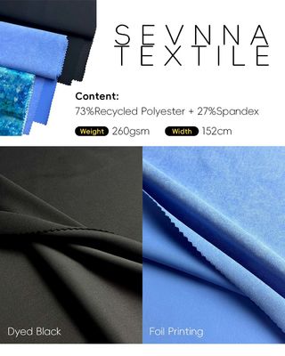 Tejido personalizable para ropa de yoga con 152 cm de ancho y tejido circular para una comodidad y estilo óptimos