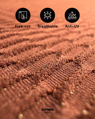 Tejido de natación texturizado de alta calidad con 130 cm de ancho 250 g de peso y composición de nylon reciclado para trajes de baño de alto rendimiento