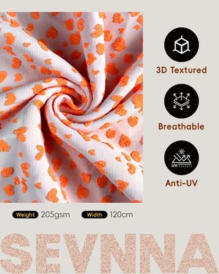 Premium Textured Swim Fabric with UPF 50+ Sun Protection and 120cm Width for Swimwear Production