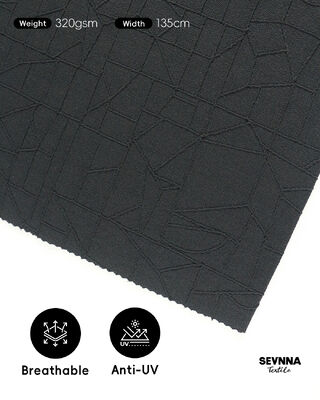 Tejido de baño texturizado ecológico de 320 g/m² de ancho 135 cm para textiles de textura de baño