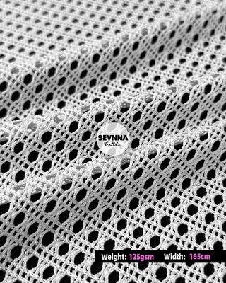 Tejido de poliéster espandéx de alto estiramiento de 125 gramos de peso con longitud personalizada para ropa de deporte y traje de baño