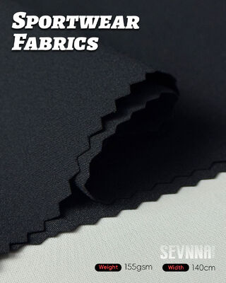 Tejidos para correr con estiramiento de 4 vías, protección solar UPF 50+ y secado rápido para ropa deportiva de alto rendimiento