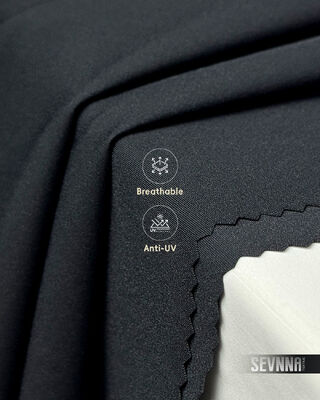 Tejidos para correr con estiramiento de 4 vías, protección solar UPF 50+ y secado rápido para ropa deportiva de alto rendimiento