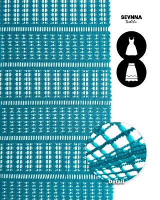 Tejido de punto doble estilo jacquard de 160 g/m² con nailon reciclado para prendas duraderas y cómodas