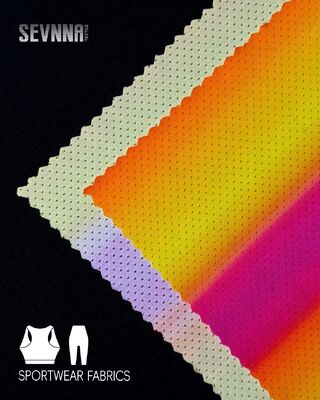 Tejidos para correr de 180 g/m² con tecnología antiolor y malla transpirable para ropa deportiva de alto rendimiento