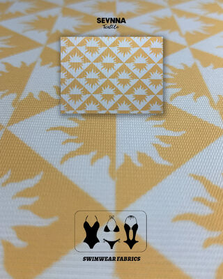 Tejido de natación texturizado UPF 50+ para trajes de baño duraderos