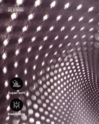 Tejidos para correr con UPF 50+ y peso de 190 g/m² y costuras planas para textiles deportivos de alto rendimiento