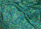 Tela de nylon impresa hecha punto doble del holograma de la hoja para la ropa del leotardo