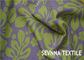 Los diseños florales reciclaron hacer punto modificado para requisitos particulares tela de la deformación del punto de la tela de Lycra
