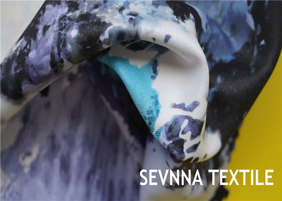 190-200GSM 85% de poliéster reciclado + 15% de tejido de impresión húmeda de spandex YCTP-064