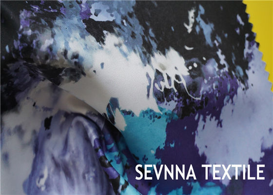 190-200GSM 85% de poliéster reciclado + 15% de tejido de impresión húmeda de spandex YCTP-064