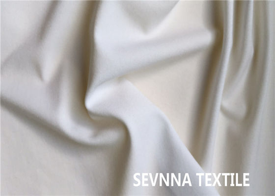Tela blanca resistente de Lycra del aceite, tela de Lycra Spandex del poliéster del estiramiento de 2 maneras