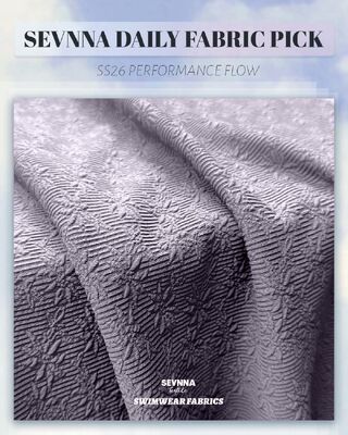 320gm UPF 50+ Tejido de baño con alta resistencia al cloro para trajes de baño duraderos