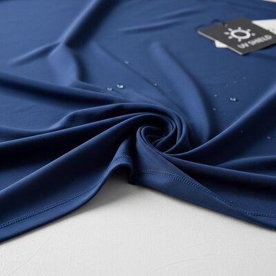 270gm Protección UV Estiramiento rápido de secado Tejido Lycra para ropa deportiva y ropa de baño