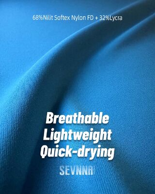 Protección UV Secado rápido Tejido Lycra de alta elasticidad de estiramiento para ropa de deporte y ropa de baño