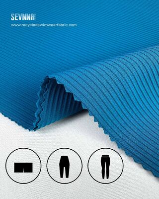 Technique Fog Foil Metallic Print Hologram Recycled Lycra Fabric Negotiable Stretch Fabric Perfect for Sportswear and Fashion Garments