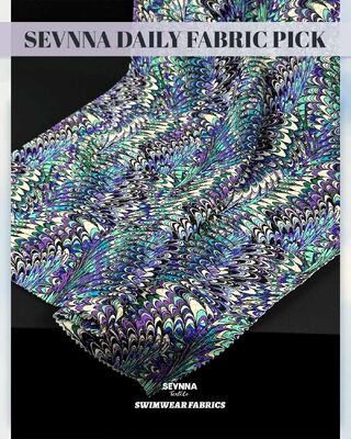 210gsm Breathable Quick-drying Recycled Swimwear Fabric for Sustainable Swimwear and Beachwear