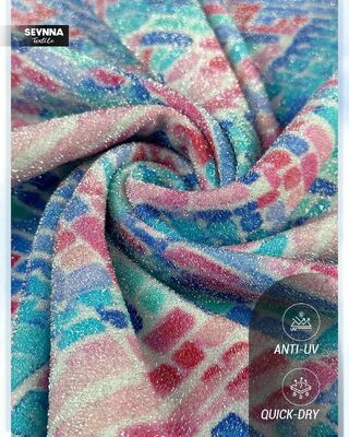 Tejido de nailon y spandex reciclado de 215 g/m², suave y cómodo para ropa deportiva elástica de alto rendimiento