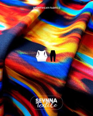 Tejido de poliéster y spandex de 260 g/m² con solidez del color de grado 2-5 y longitud personalizada para ropa deportiva y de baño