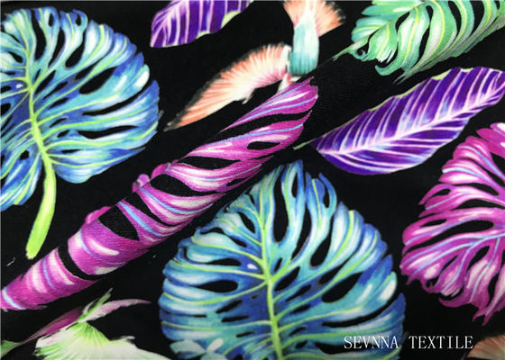 Colores sólidos del Activewear de la tela polivinílica micro del punto con buenos estiramiento y recuperación