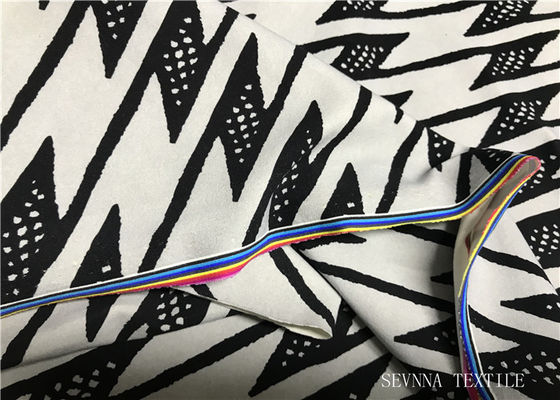 El doble teñido sólido de los colores echó a un lado tela de punto, tela del tejido elástico de la manera del peso pesado 4