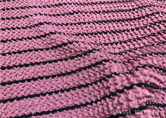 Tela amistosa del traje de baño de Eco de la impresión plana de la hoja en colores brillantes del hockey shinny
