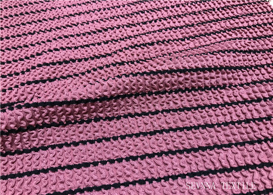 Tela amistosa del traje de baño de Eco de la impresión plana de la hoja en colores brillantes del hockey shinny