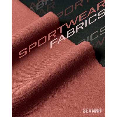Tela de legging SP7054 de 320 GSM UPF 50+ SUPPLEX con tacto de algodón y spandex