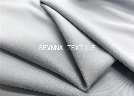 Pantalones de nylon reciclados tejido elástico llano del desgaste de la yoga de la durabilidad de la tela de la manera del color 4