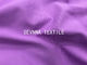El poliéster del Activewear y la tela ágiles 280GSM de Spandex cargan color púrpura