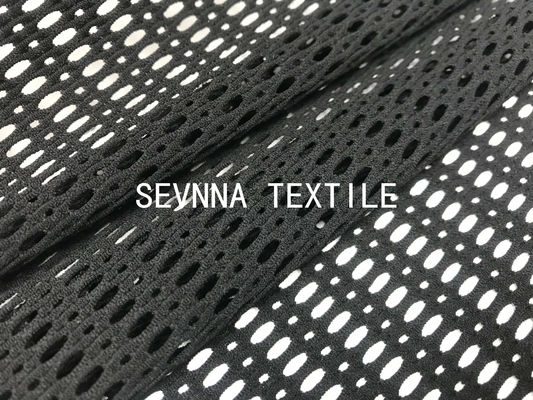 El material de Spandex del poliéster de la ropa de deportes que la ropa plástica reciclada de la moda de la malla de la red del deporte de los hilados de la botella cubre sube