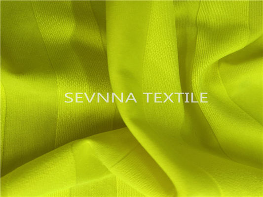 Prenda impermeable de nylon de Repreve de la yoga de la fluoresceína de la tela respirable del desgaste hermética
