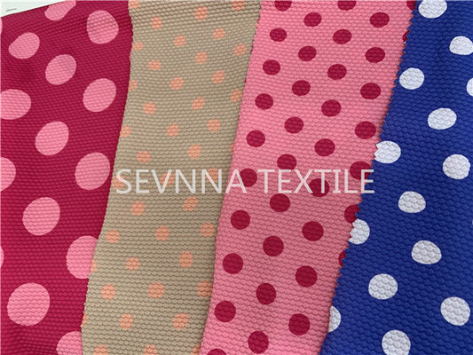 Sequedad rápida de la resistencia de Dot Recycled Swimwear Fabric Chlorine de la polca