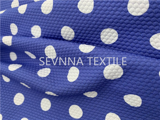 Sequedad rápida de la resistencia de Dot Recycled Swimwear Fabric Chlorine de la polca