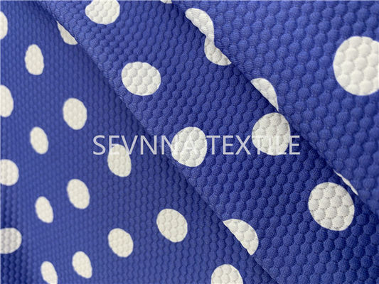 Sequedad rápida de la resistencia de Dot Recycled Swimwear Fabric Chlorine de la polca