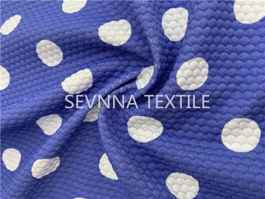 Sequedad rápida de la resistencia de Dot Recycled Swimwear Fabric Chlorine de la polca