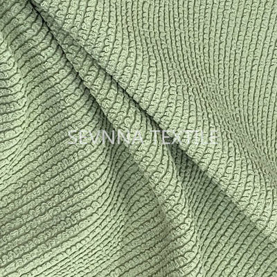 top bikini reciclados circulares de Scrunchy de la tela del traje de baño de la anchura del 119cm que hacen punto