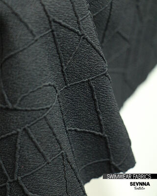 Tejido de baño texturizado ecológico de 320 g/m² de ancho 135 cm para textiles de textura de baño