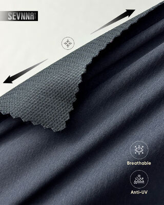 Tejido duradero para ciclismo con un peso de 230 g/m², 132 cm de ancho y absorción de humedad para ropa de ciclismo de alto rendimiento