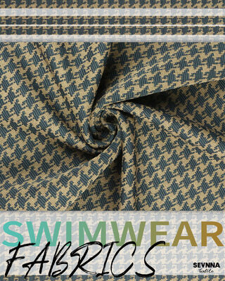 Tejido de baño texturizado de secado rápido con un peso de 370 g/m² y 135 cm de ancho para trajes de baño de alto rendimiento