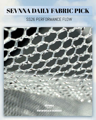 Tejido ecológico para trajes de baño con resistencia al cloro, elasticidad bidireccional y secado rápido para trajes de baño sostenibles