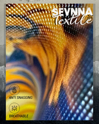 Foliu de niebla Impresión metálica Holograma Tejido Lycra reciclado con antimicrobianos Perfecto para trajes de baño duraderos y ropa de fitness