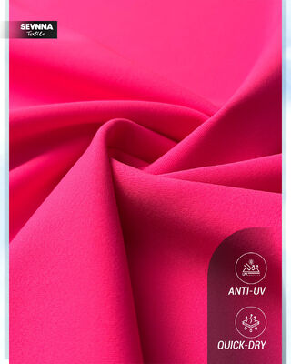 Tejido de poliéster y spandex de 152 cm de ancho con alta elasticidad y color personalizado para ropa deportiva y trajes de baño