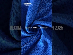 Tejido de Lycra reciclado ecológico de 270 gramos con impresión holográfica metálica