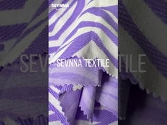 Tejido de poliéster espandéx duradero con alta resistencia al estiramiento y resistencia al color de 2 a 5 grados