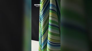 Tejido de nailon reciclado Eco Stripe Stretch